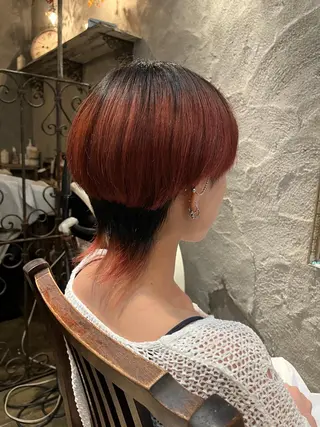 ショート カラー 中性的ヘア/ ナチュラル/トモキのヘアスタイル