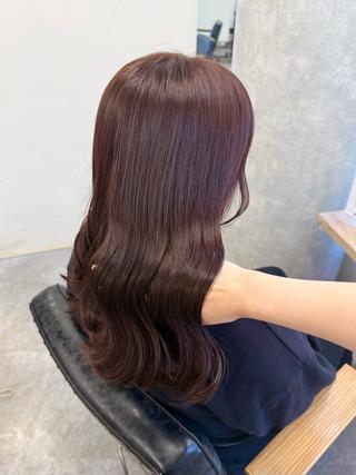 ロング カラー ヘアアレンジ Himawari♡ 柔らかいカラーのヘアスタイル