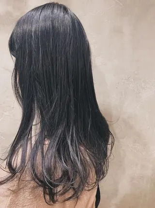 セミロング カラー パーマ ボブパーマコテ巻き風 パーマNo1深江秀平のヘアスタイル