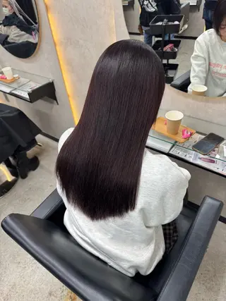 セミロング カラー ケアブリーチ🌺韓国 レイヤー🪽‪とわのヘアスタイル