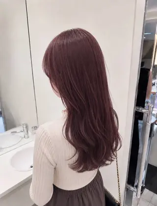 ロング カラー 【モデル様募集🖤】 MIKI//伊勢原のヘアスタイル