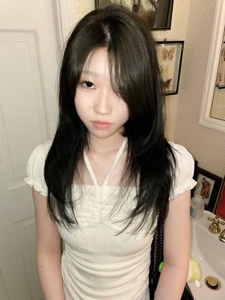 ロング カラー 太田 妃香/岡崎美容室のヘアスタイル