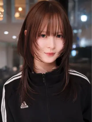 ロング カラー Sora/レイヤー/ 似合わせカラー🤎のヘアスタイル