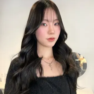 ロング カラー ヘアアレンジ レイヤーカット×髪質 改善🇰🇷シオリのヘアスタイル