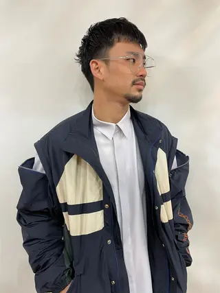 ショート メンズ 田中 碧のヘアスタイル