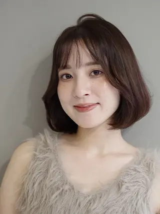 ショート カラー 心斎橋韓国ボブ 好原良真のヘアスタイル