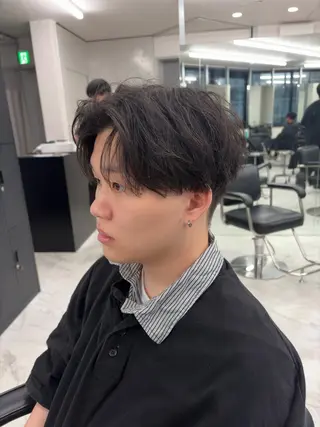 ショート ヘアアレンジ メンズ フジイ カナウのヘアスタイル
