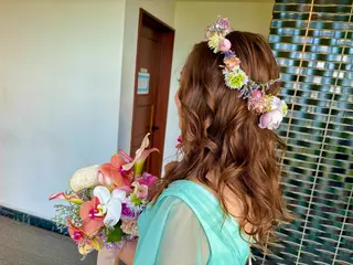 ロング ヘアアレンジ 鈴木 沙羅のマツエク・マツパデザイン