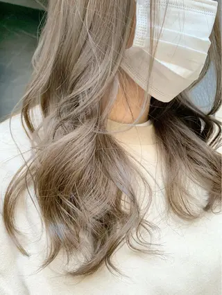 セミロング レイヤー専門家 ダブルカラー修のヘアスタイル