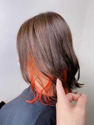 ミディアム カラー メンズ特化 井手伸哉のヘアスタイル