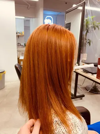 ロング 中村 靖彬のヘアスタイル