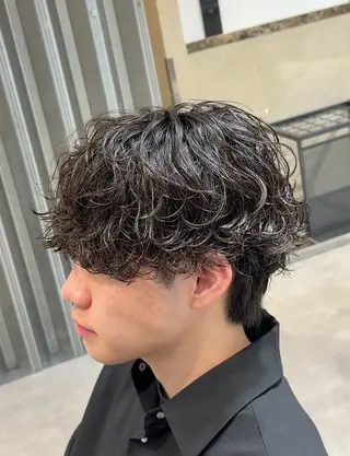 ショート パーマ メンズ fifth 堀内新史のヘアスタイル
