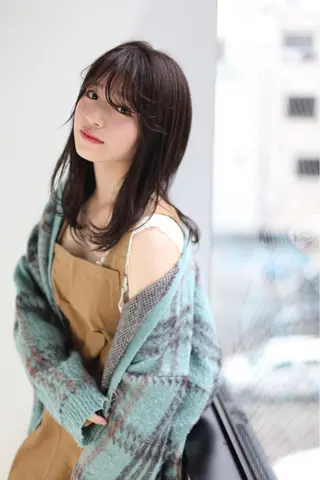 セミロング パーマ 🍀日比野 哲二のヘアスタイル