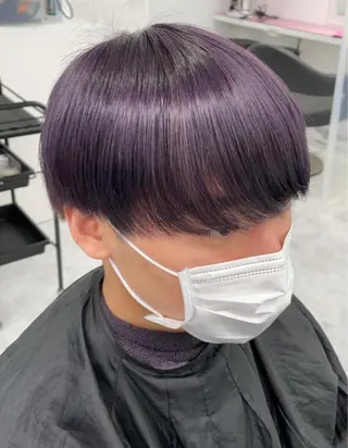 ミディアム カラー パーマ ヘアアレンジ メンズ キッズ メンズ特化美容師 aiの眉毛・アイブロウイメージ