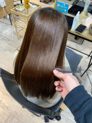 ロング 髪質改善 メンズパーマゆうひのヘアスタイル