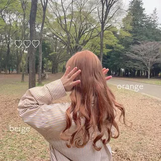 セミロング カラー ヘアアレンジ 愛されカラー🩷 はるなのヘアスタイル