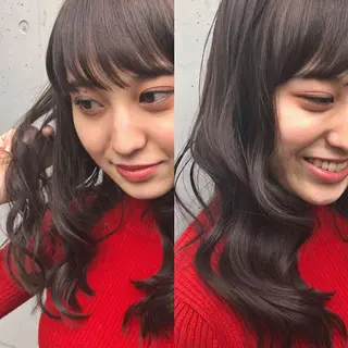 ミディアム カラー ヘアアレンジ KONOMI スタイリストのヘアスタイル