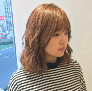 ミディアム 大阪ヴィーガンサロン KANAKOのヘアスタイル
