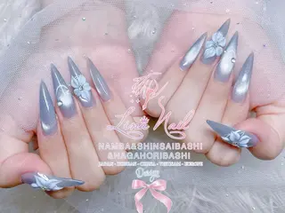 セミロング Linanail Nambaのネイルデザイン