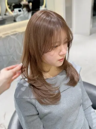 カラー ユナ hearts.店長のヘアスタイル