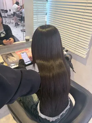 カラー 赤み消し🌿透明感 カラー🌿銀座のヘアスタイル