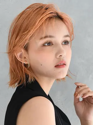 ショート カラー 菅野谷 琉那のヘアスタイル
