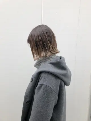 ショート カラー ノグチ ユウキ/ボブのヘアスタイル