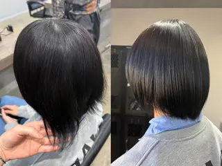 カラー ルシ🎨/ハイトーン 個性派/グレージュのヘアスタイル