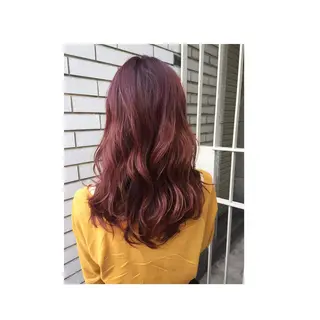 ミディアム カラー ✂️小顔カット✂️ 山本有紀のヘアスタイル