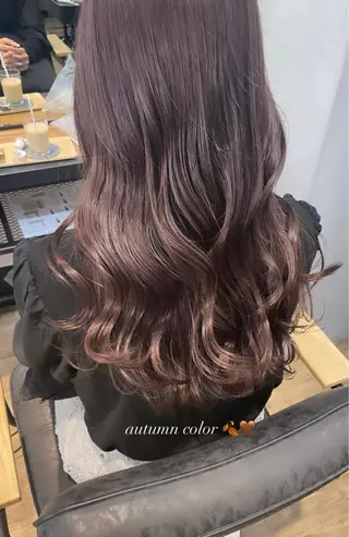 ロング カラー coco♡ 韓国hairのヘアスタイル