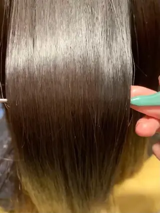 セミロング 縮毛矯正専門美容師 宮本遼のヘアスタイル