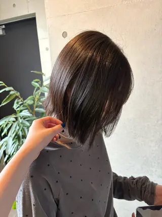 カラー nanami /ボブ/艶カラーのヘアスタイル