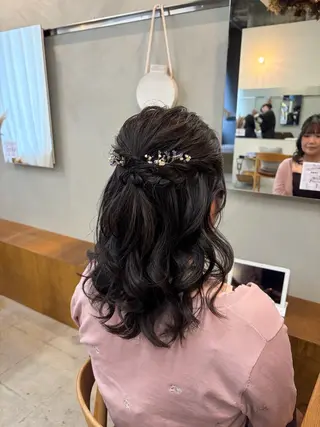 ヘアアレンジ 🌼花屋併設🌼 木下奈々望のヘアスタイル