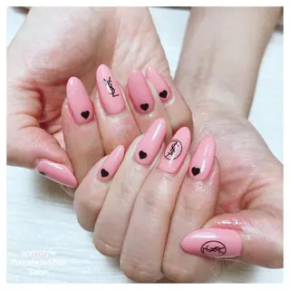 ミディアム ネイル 🐾enen style 🐾のネイルデザイン