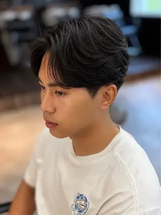ショート メンズ 石田 翔琉のヘアスタイル