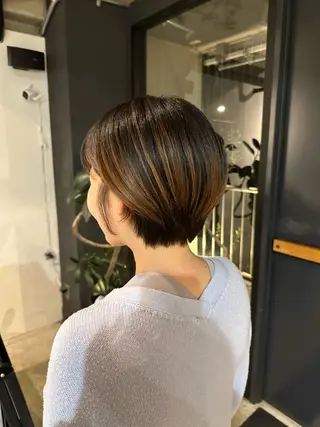 ショート twig 山田 永嶋芽衣のヘアスタイル