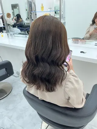 ミディアム カラー ヘアアレンジ Zina熊本🫧 Kurehaのヘアスタイル