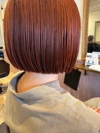 ミディアム カラー マンツーマン施術/ ダブルカラー/アリサのヘアスタイル