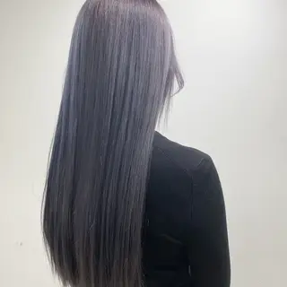 ロング カラー ヘアアレンジ 🌟🍒ハイトーン 韓国ヘア/ユウミのヘアスタイル