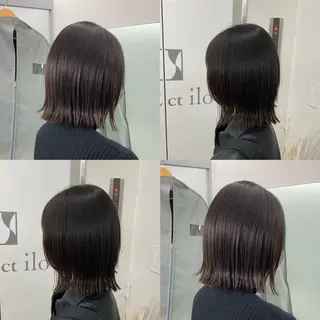 ショート カラー 江坂トレンド韓国風 髪質改善shinoのヘアスタイル