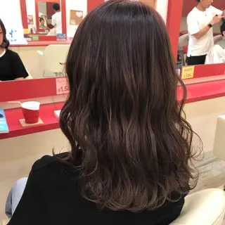 セミロング カラー 櫻井 なんなのヘアスタイル
