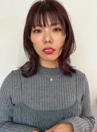 ミディアム いりえ しゃけのヘアスタイル