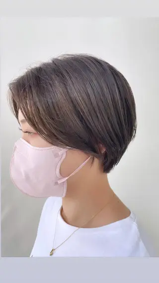 ショート カラー ヘアアレンジ REONA🪽✨薬院 レイヤーカット🫧のヘアスタイル