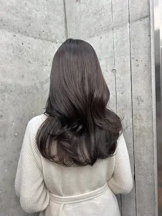 セミロング カラー 💖透明感カラー/ 艶カラー/wakaのヘアスタイル