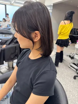 ミディアム 顔周り🇰🇷ロンド レイヤー✨カジワラのヘアスタイル