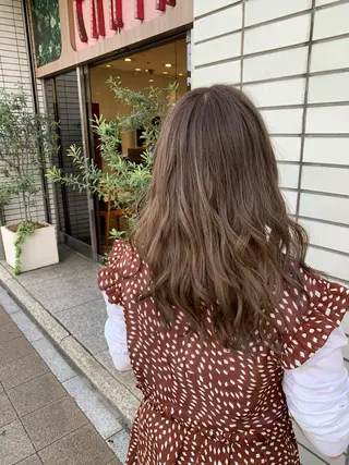 セミロング 縮毛矯正/パーマ EARTH髙橋のヘアスタイル