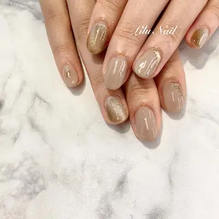 ネイル モチの良さ◉ フィルインネイル♡のネイルデザイン