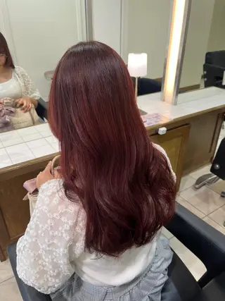 ロング 🎀透明感カラー🎀 稲垣至恩🎀のヘアスタイル