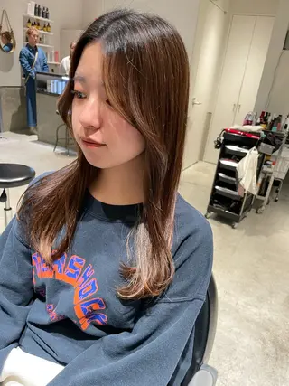ミディアム kilto.きょうか 🍑カットモデル🍑のヘアスタイル