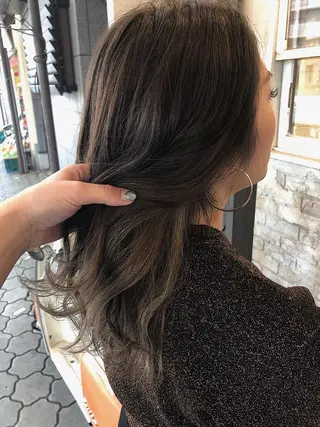 セミロング カラー hair salon Zöld.のヘアスタイル